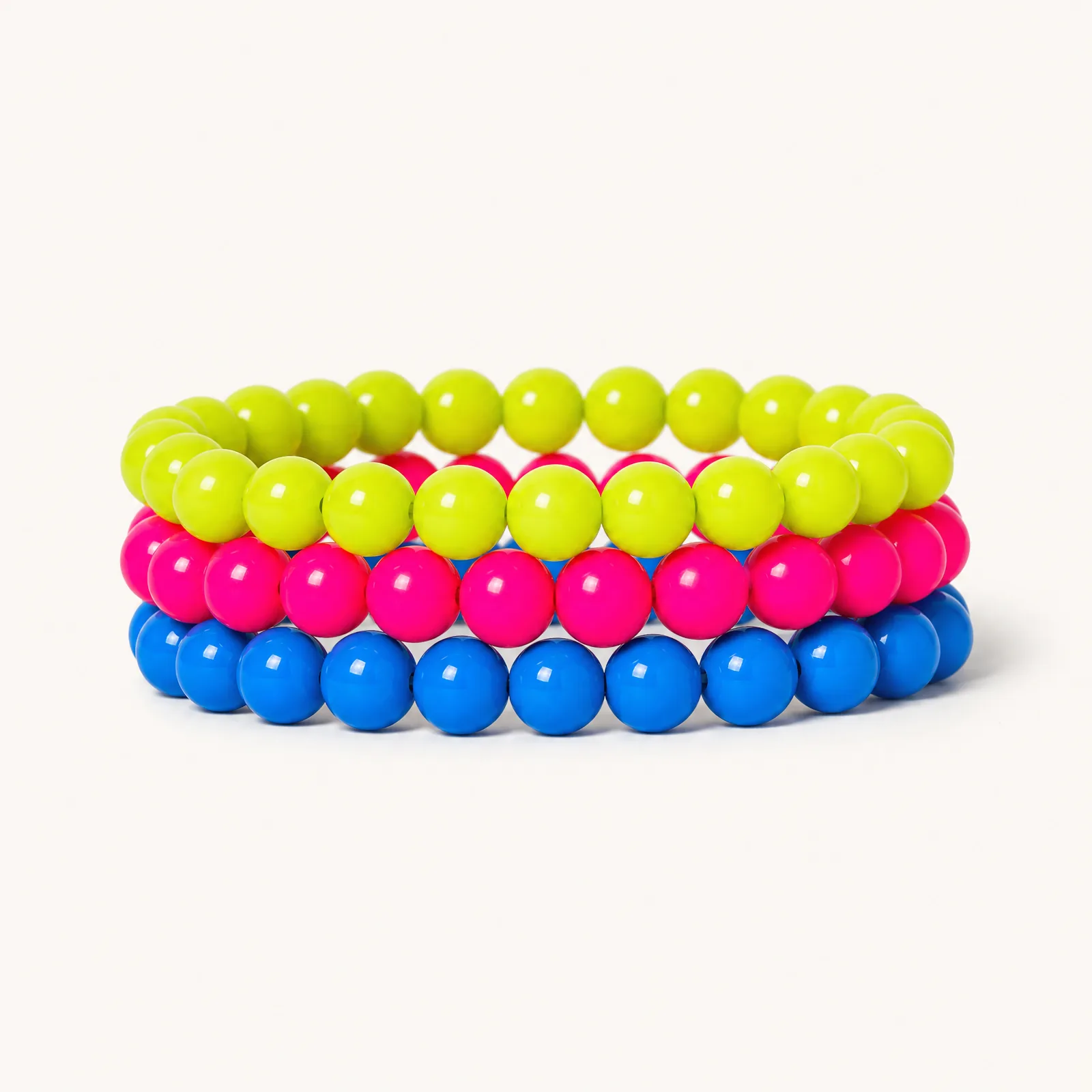 Beaded Bracelet Stack of 3 — Multi