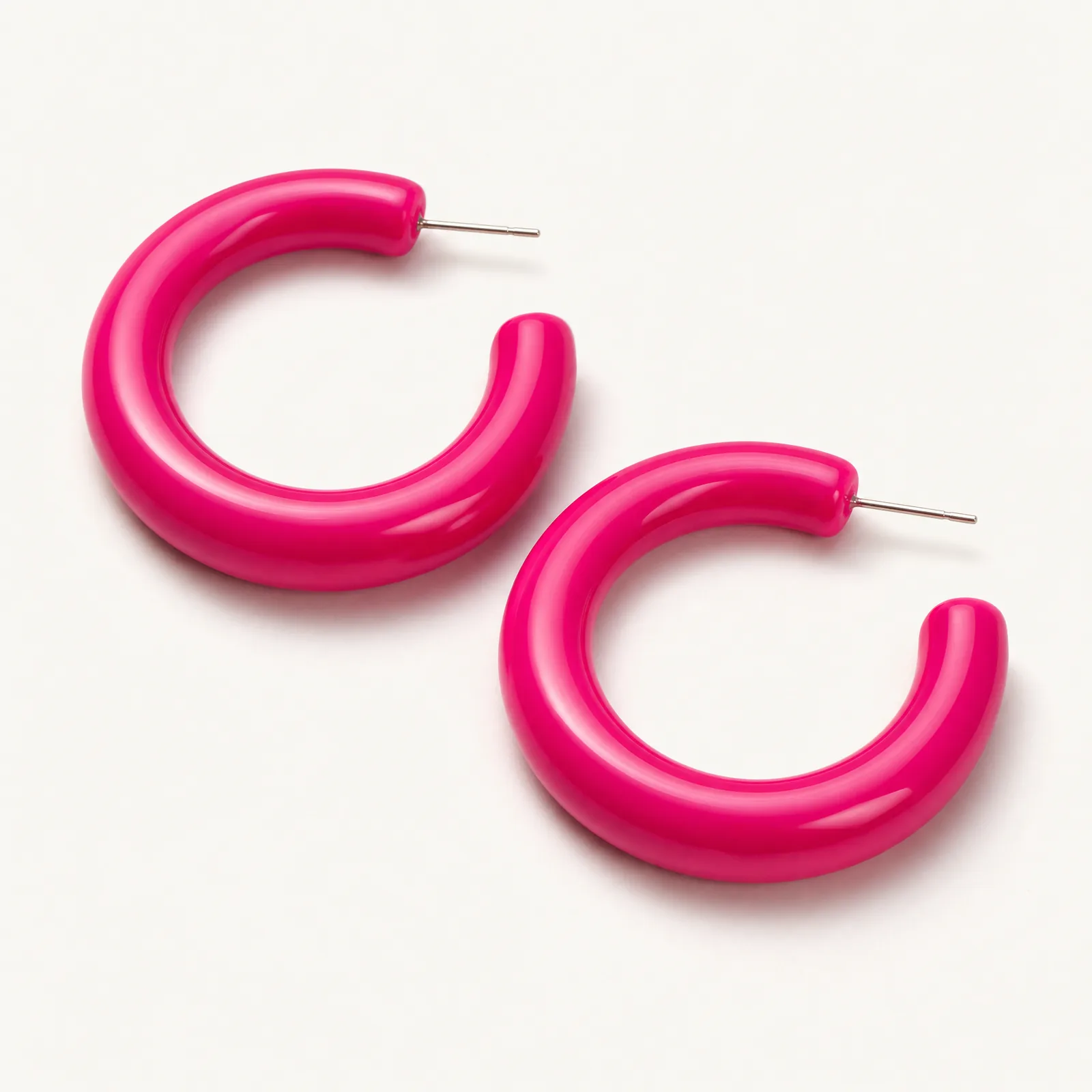Acrylic Hoop Earrings — Rani