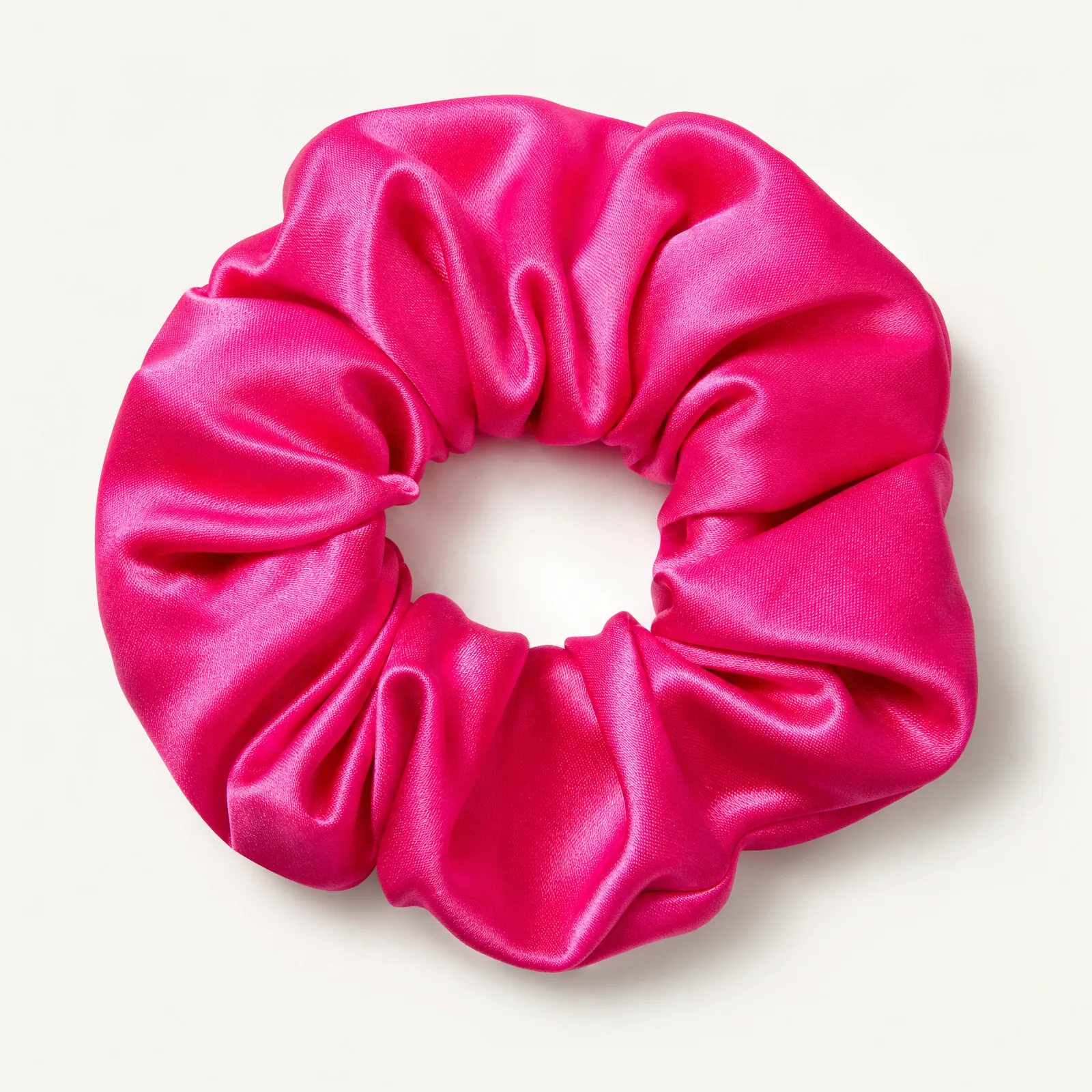 Satin Scrunchie — Rani Pink